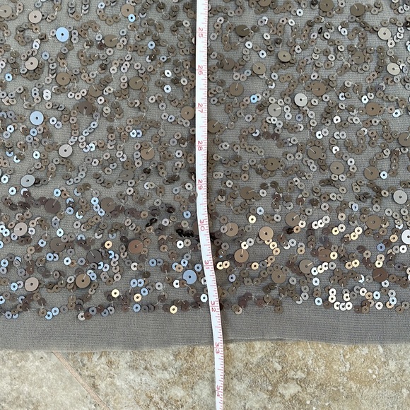 Max Studio Neutral Sequin Dress - Picture 8 of 10